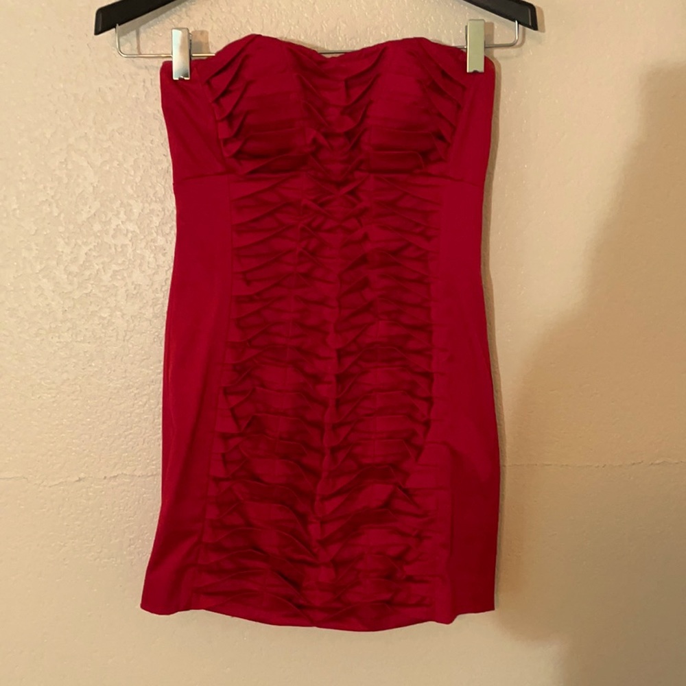 Bebe Red Mini Dress